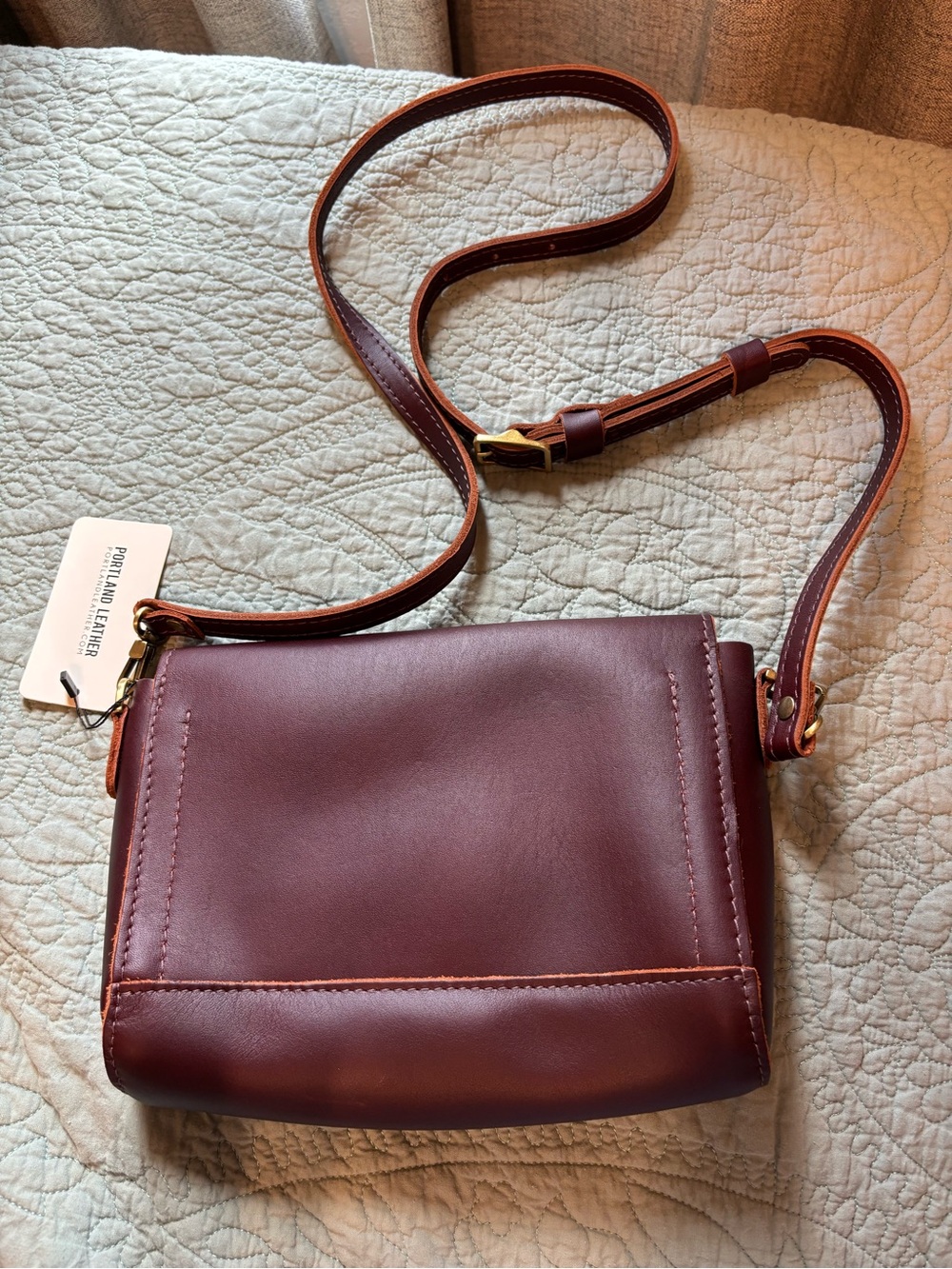 Portland Leather Crossbody with Matching Card Wallet - Picture 5 of 8